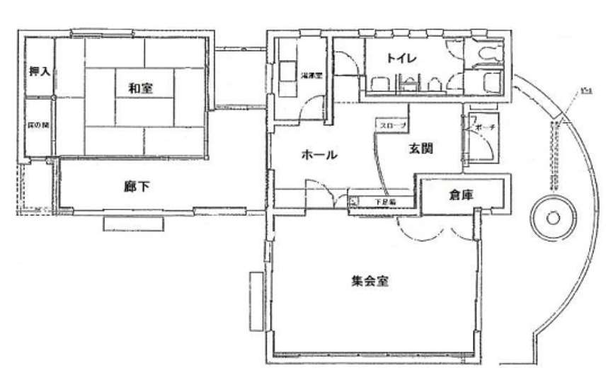 兵庫区 駅西住宅第二集会所／図面